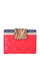 Doplnky Kurt Geiger London dámske kožené puzdro na karty Pimlico 5371236019 červená