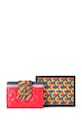 Kurt Geiger London dámske kožené puzdro na karty Pimlico 5371236019 červená