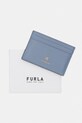 Furla etui na karty damskie skórzane Camelia niebieski WP00305.ARE000.2495S