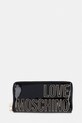 Love Moschino portfel damski z imitacji skóry czarny JC5513PP0OKE0000