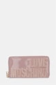 Love Moschino portfel damski z imitacji skóry różowy JC5513PP0OKE0600