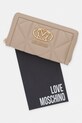 Love Moschino portfel damski z imitacji skóry JC5644PP0OLC0209 beżowy