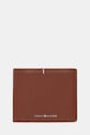 Tommy Hilfiger portfel skórzany skóra licowa brązowy AM0AM13970