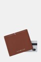 Tommy Hilfiger portfel skórzany brązowy AM0AM13970