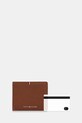 Tommy Hilfiger portfel skórzany AM0AM13971 brązowy