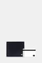Usnjena denarnica Tommy Hilfiger mornarsko modra AM0AM13978