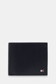 Tommy Hilfiger portfel skórzany skóra licowa czarny AM0AM13978