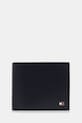 Tommy Hilfiger portfel skórzany skóra licowa czarny AM0AM13978