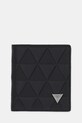 Δερμάτινο πορτοφόλι Guess TORINO λείο δέρμα μαύρο SMTOTE.LEA22