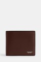Coach portfel skórzany skóra licowa brązowy CY911