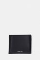 Calvin Klein peňaženka pánska kožená čierna LV04D1163G