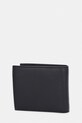 Δερμάτινο πορτοφόλι Trussardi I017E000105N μαύρο SS26