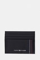 Tommy Hilfiger Θήκη για κάρτες Ανδρική δερμάτινη μαύρο AM0AM14228