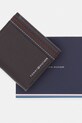 Tommy Hilfiger Peněženka pánská kožená AM0AM14230 hnědá