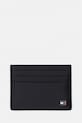 Tommy Hilfiger puzdro na karty pánske kožené čierna AM0AM14240