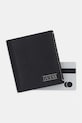 Guess moška usnjena denarnica BOSTON črna SMBOGS.LEA22