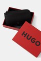 HUGO portofel pentru bărbați, din piele Quantic_NEW Zip negru 50558571