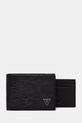 Guess πορτοφόλι ανδρικό δερμάτινο MILANO μαύρο SMMIPR.LEA92