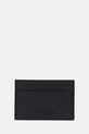 Blauer etui na karty męskie skórzane czarny CLIPCASE01