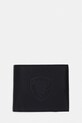 Blauer portfel męski skórzany czarny COP01