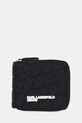 Karl Lagerfeld Jeans portfel drobny wzór czarny B1M32044