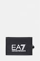 Πορτοφόλι EA7 Emporio Armani υφασμάτινο μαύρο AF19722.7X000284