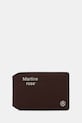 Martine Rose etui na karty skórzane Oyster brązowy 1150LP25700