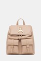 Patrizia Pepe plecak damski skórzany beżowy 8B0340.L133
