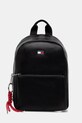 Tommy Jeans rucsac de oraș pentru femei, cu imitație de piele negru AW0AW18579