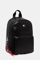 Tommy Jeans rucsac de oraș pentru femei, cu imitație de piele AW0AW18579 negru SS26