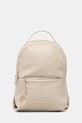 Blauer plecak damski z imitacji skóry beżowy VOLD01