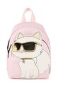 Detský ruksak Karl Lagerfeld nášivka ružová Z31203