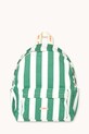 Tinycottons plecak dziecięcy EMERALD STRIPES BACKPACK SS26.501 zielony SS26