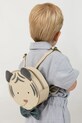 Donsje plecak dziecięcy skórzany Tendo Backpack Festive White Tiger beżowy 5519404