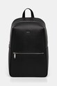 BOSS plecak skórzany Daxter_Backpack skóra licowa czarny 50558429