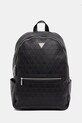 Σακίδιο πλάτης Guess TORINO απομίμηση λείου δέρματος μαύρο HMTOTE.P6111