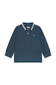 Konges Sløjd longsleeve bawełniany dziecięcy FLORIAN LS POLO GOTS aplikacja granatowy KS104511.PreSpring