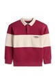 Tommy Hilfiger longsleeve bawełniany dziecięcy KB0KB10047.128.176.PPY2 czerwony SS26