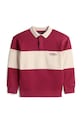 Tommy Hilfiger longsleeve bawełniany dziecięcy KB0KB10047.128.176.PPY2 czerwony SS26