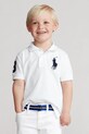 Polo Ralph Lauren polo bawełniane dziecięce aplikacja biały 322670257006
