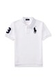 Детское хлопковое поло Polo Ralph Lauren 323670257006 белый SS26