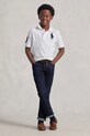 Детское хлопковое поло Polo Ralph Lauren белый 323670257006