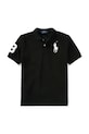 Polo Ralph Lauren polo bawełniane dziecięce aplikacja czarny 323670257015
