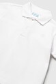 Αγορίστικα Παιδικά βαμβακερά μπλουζάκια πόλο Mayoral 102.3E.Baby.PPY2 λευκό