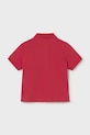 Παιδικά βαμβακερά μπλουζάκια πόλο Mayoral 102.3E.Baby.PPY2 κόκκινο SS26