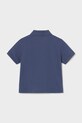 Παιδικά βαμβακερά μπλουζάκια πόλο Mayoral 102.3E.Baby.PPY2 σκούρο μπλε SS26