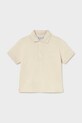 Pamučna polo majica Mayoral pamuk bež 102.3E.Baby.PPY2
