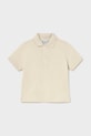 Pamučna polo majica Mayoral pamuk bež 102.3E.Baby.PPY2