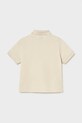 Pamučna polo majica Mayoral 102.3E.Baby.PPY2 bež SS26