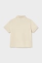 Pamučna polo majica Mayoral 102.3E.Baby.PPY2 bež SS26